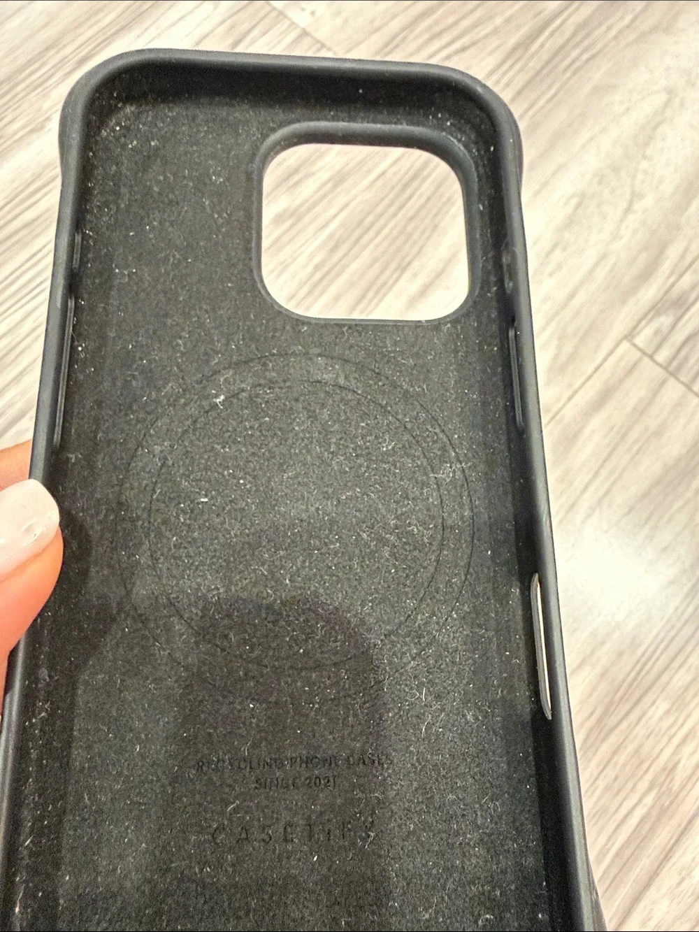 Casetify WaveGrip Protective Phone Case - Black iPhone 16 Pro